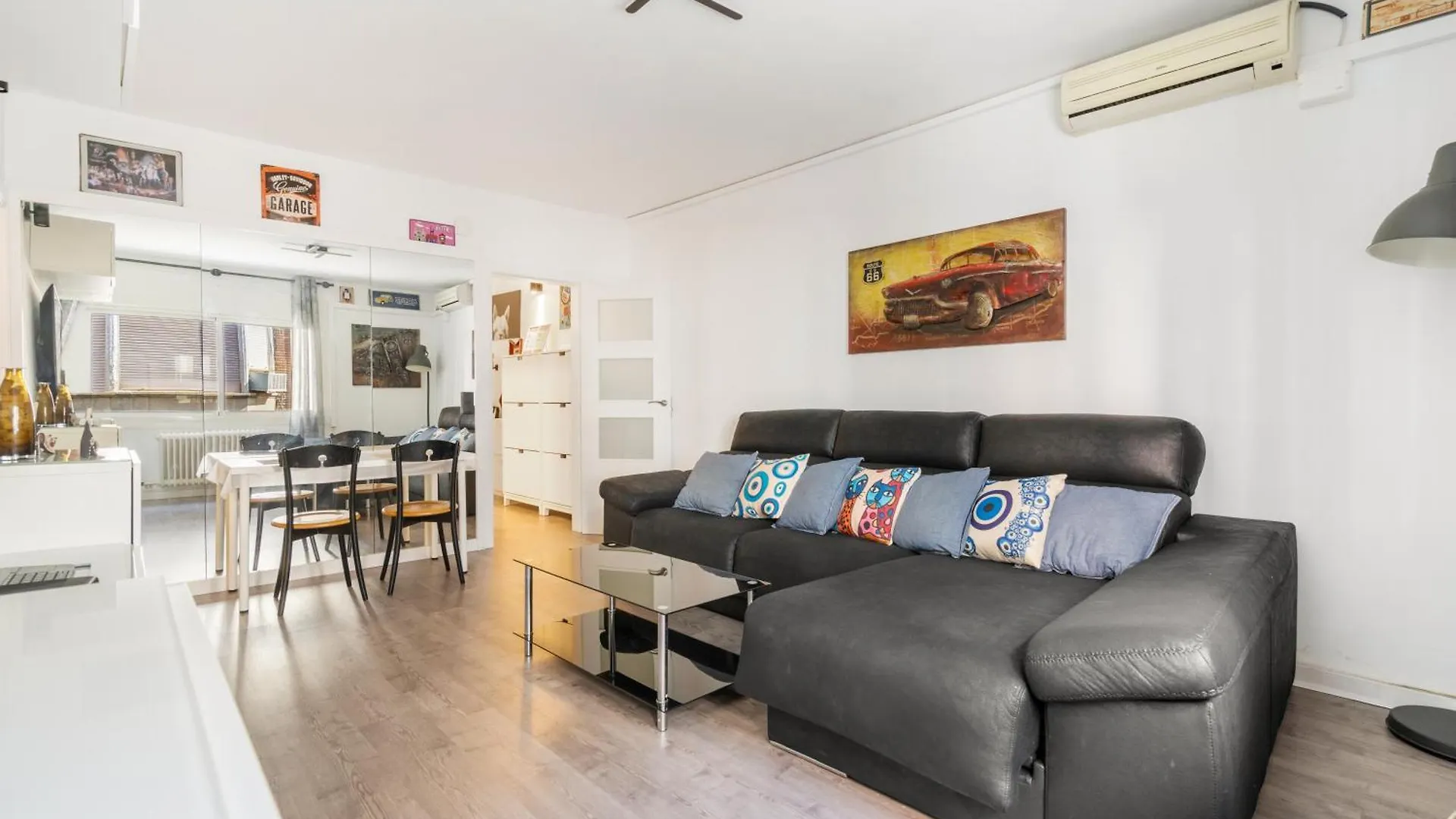 Your Home In Barcelona Office & Gym & Parking Free Apartment